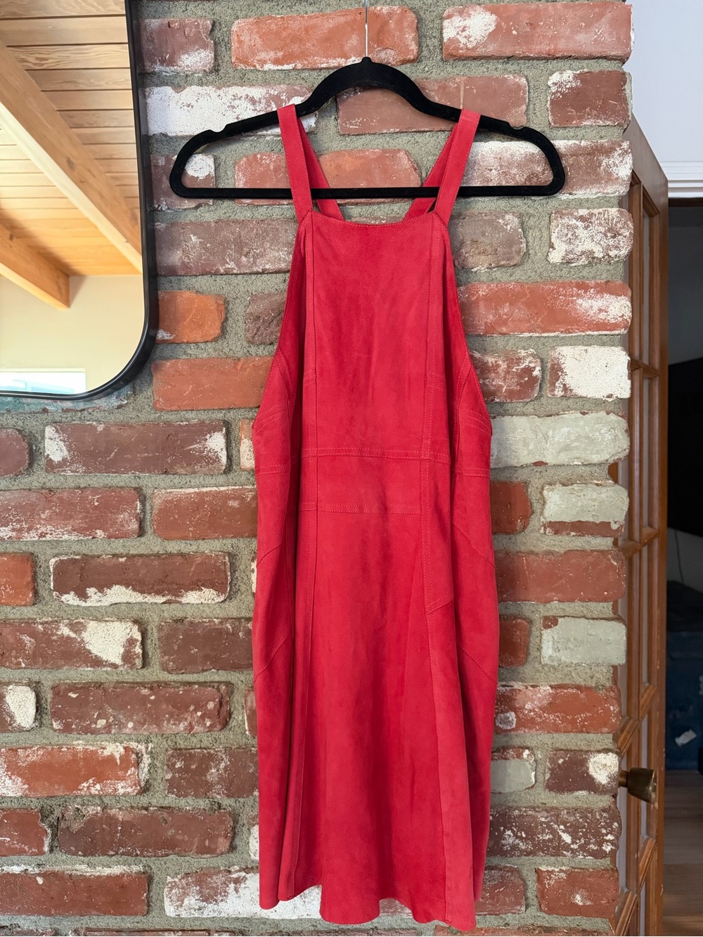 Free People Pink 100% Suede dress